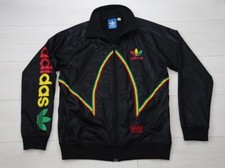 ADIDAS tuta vintage giamaica adicolor firebird giacca rasta chile62 nero