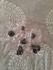 SET 6 PINZE FERMAGLI PER CAPELLI NERO OPACO