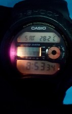 Vintage G-shock Dragon Y2K DW-6100 esercito nero opaco luce LED termica limite Giappone