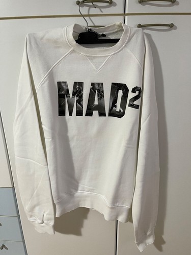 Felpa dsquared bianca taglia - dsquared,