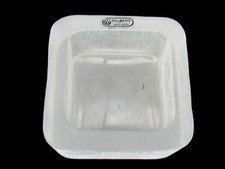 RARO! Ciotola ed etichetta blocco scavo in vetro artistico Murano Seguso Vetri D'Arte