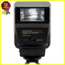 Flash JC Penney Automatic Electronic Strobe per fotocamere Canon. Auto/Manuale.