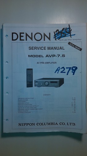 Denon avp manuale di - denon,