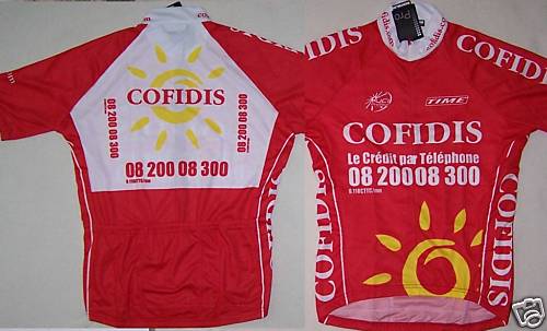 Maglia ciclismo cofidis team - maglia,