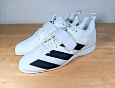 Scarpe da sollevamento pesi Adidas Adipower II da uomo taglia 12,5 bianche