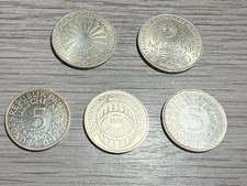 lotto monete forse argento marchi 5 e 10 1969 1948 1968 1972