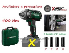 Avvitatore a percussione PARKSIDE PASSK 20-Li C4 20V 1/2" 400Nm senza batteria