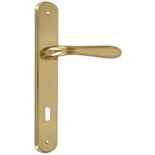 MANIGLIA GOCCIA CON PLACCHETTA