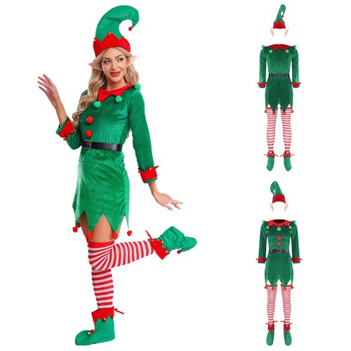 Costume elfo natale donna - costume,