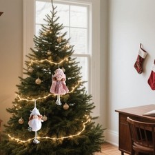 4 Pezzi Angelo Bambina Addobbi