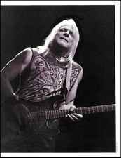 Steve Morse sul palco con firma Ernie Ball Music Man chitarra pin-up foto 4c