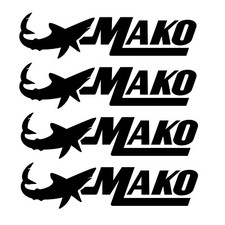 Mako Boats Decal Marine Die
