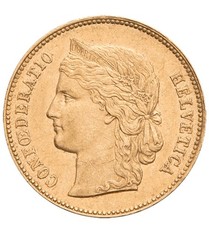 20 Franchi Svizzeri Oro