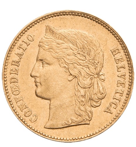 Franchi svizzeri oro - 20,
