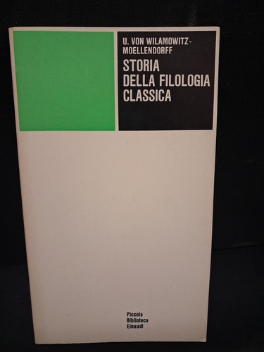 WILAMOWITZ-MOELLENDORFF-STORIA