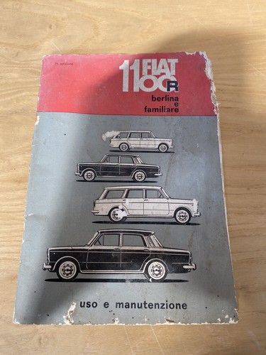 Manuale fiat 1100r - fiat, berlinae