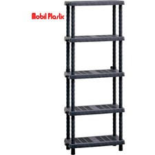 SCAFFALE PLASTICA 5 RIPIANI