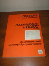 Collana SCHAUM - Teoria e problemi PROGRAMMARE in BASIC (1980)
