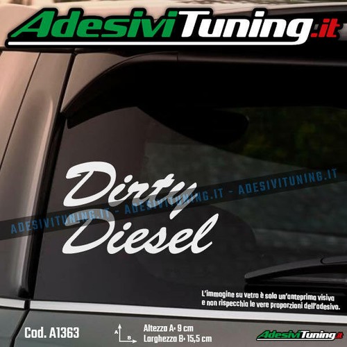 Adesivo dirty diesel sticker - adesivo,