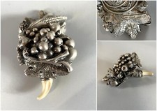 PICCOLA CORNUCOPIA Argentieri Magrino SIMBOLO di PROSPERITA LAMINATO ARGENTO 925