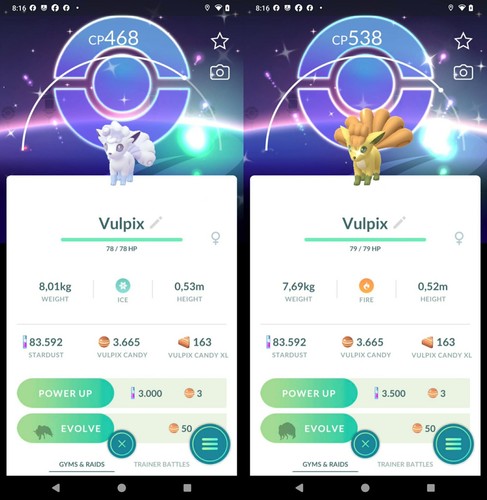 Shiny vulpix - vulpix, /