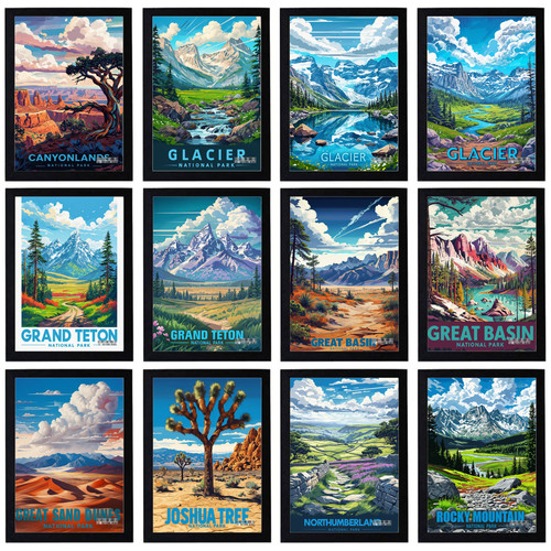 Poster vintage parchi - poster,