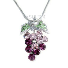 Collana vino viola con - viola,