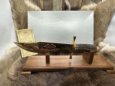 1992 Astuccio XX "Alan Kulwicki" Cervo Big Bowie coltello e noce espositore come nuovo con scatola