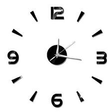 Orologio da parete Decor, Orologio da parete Adesivo 3D Big Watch Decor (T6M)