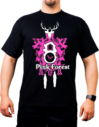 Shirt nera foresta - t-shirt, nera,