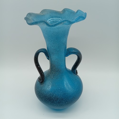 Vaso vetro scavo stile - vetro,
