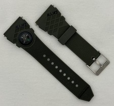 Cinturino orologio digitale resina 25 mm vintage Timex GANCI / BLAZER 707 - bussola - RARO!