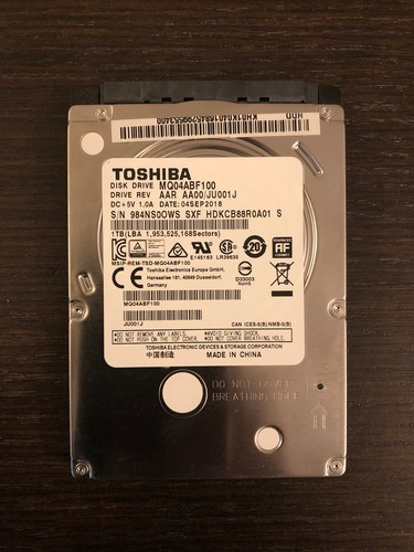 Hard disk toshiba mq04abf100 - toshiba,