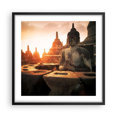 Poster 50x50cm buddha fede - poster,