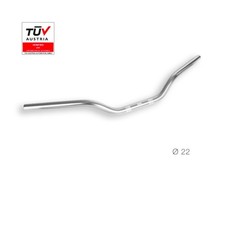 N1016-RA Barracuda Manubrio  RACING 22/22 ARGENTO UNIVERSALE PER SUZUKI GSR 600