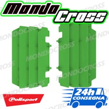 Griglie protezione radiatori Verde 05 KAWASAKI KX 125 1997-1998!
