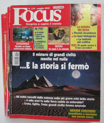 Focus rivista giornale - rivista,