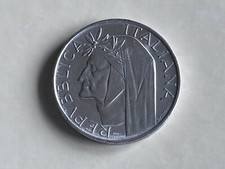 ITALIA 1965 - moneta in ARGENTO 500 LIRE 700° Dante Alighieri