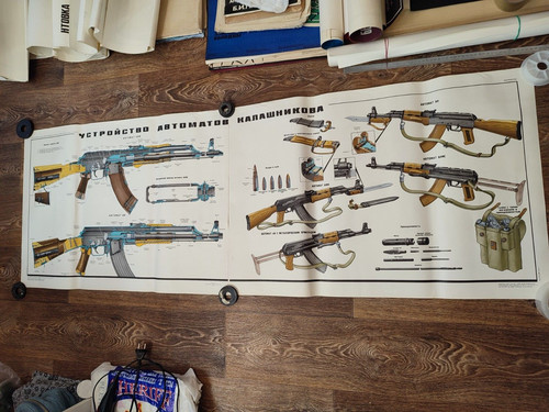 Cartolina kalashnikov gun - cartolina,