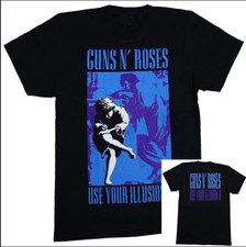 T-shirt Guns N' Roses Use Your Illusion blu, taglia S-5XL