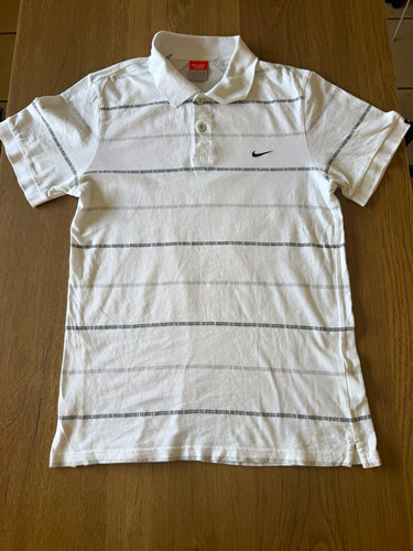 Polo uomo nike - polo, bianca/grigio
