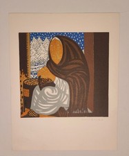 GIUSEPPE MIGNECO fotolitografia Bolaffi Arte - numerata e Firmata 1971 L'inverno