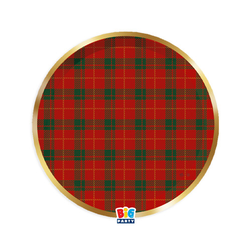 Piatti natale cartoncino 6 - in,