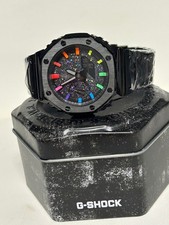 G-Shock Casio GA2100 rainbow Mod NUOVO CasiOak Stainless Steel black top quality