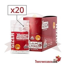 Filtri Gizeh Slim 6mm XL Lunghi In Busta 20 Bustine Da 100 da 2000 Filtrini
