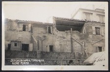 Senigallia Rione Porto dopo terremoto 1930 Cartolina panorama Vintage Occasione!