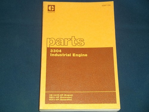 Cat caterpillar 3304 manuale - cat,