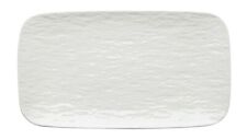Vassoio rettangolare in Porcellana Bianco Touch me 24 x 13 cm