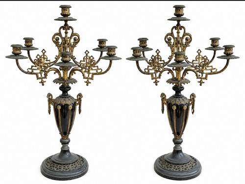 Coppia candelabri napoleone - coppia,