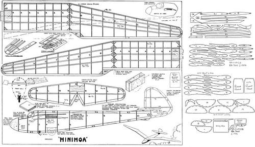 Minimoa aliante volo - , libero